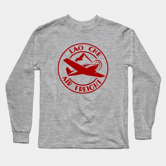 Lao Che Air Freight Simplified Long Sleeve T-Shirt by AngryMongoAff